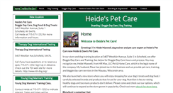 Desktop Screenshot of heidespetcare.com